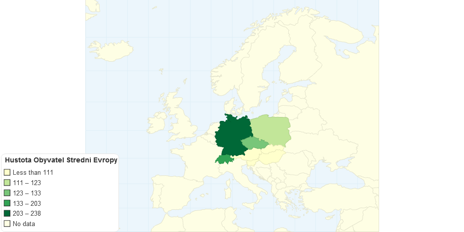 Hustota Obyvatel Stredni Evropy