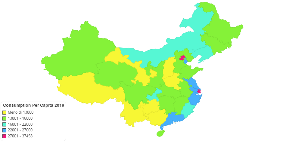 Consumption Per Capita 2016