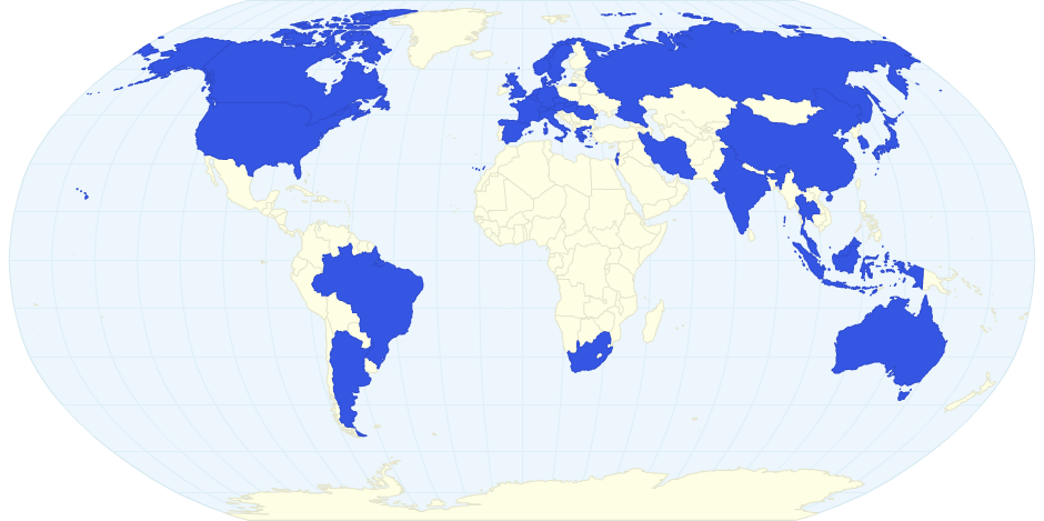 Mcstas Usage by Country