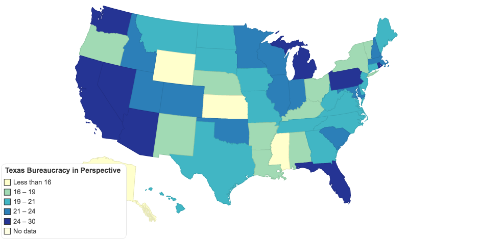 Texas Bureaucracy in Perspective