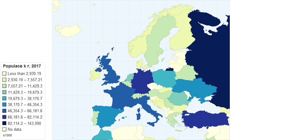 Populace k r. 2017