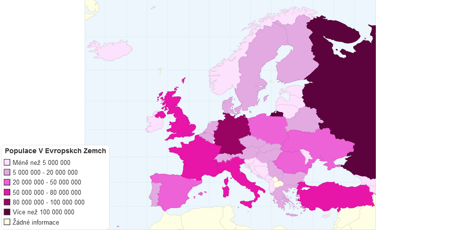 Populace V Evropsýkch Zemích (2008)