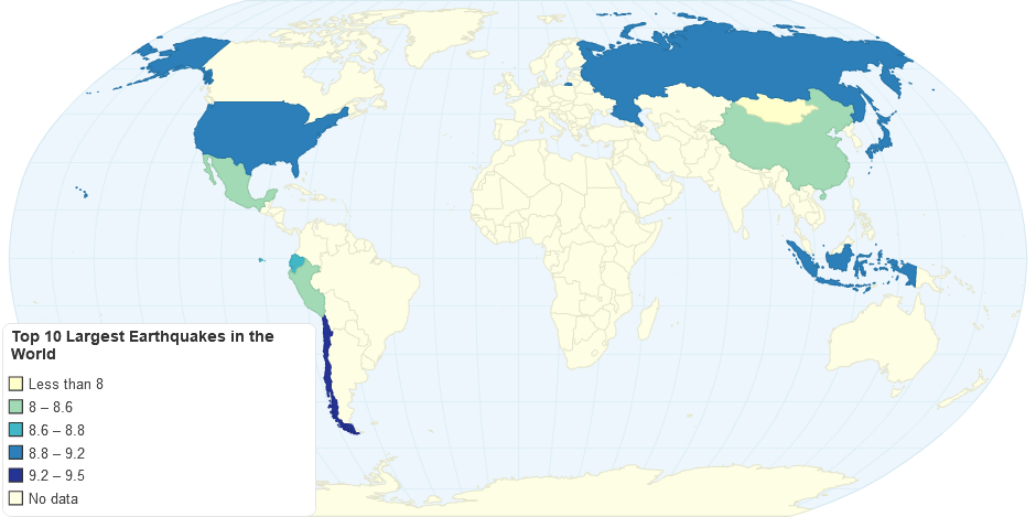 Top 10 Largest Earthquakes in the World