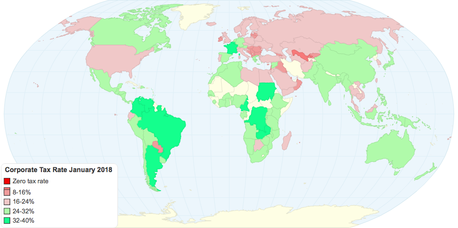 Corporate Tax Rate January 2018