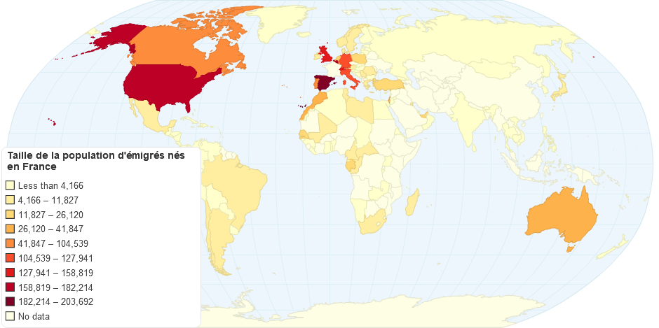 Emigrs Ns En France Dans Le Reste Du Monde