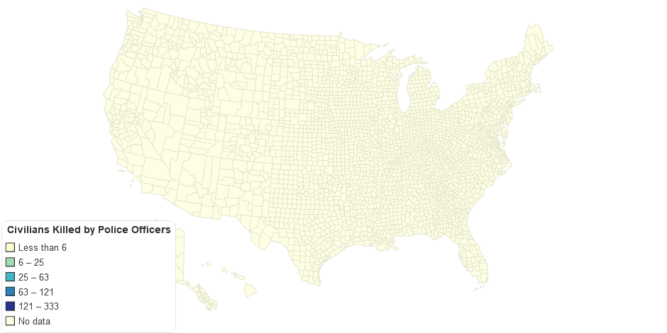 Civilians Killed by Police Officers