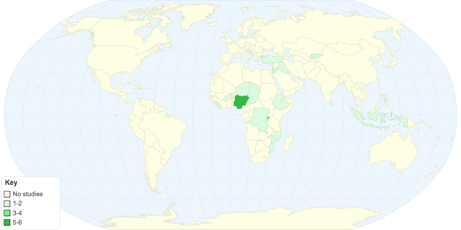 Geographical Distribution of Included Studies