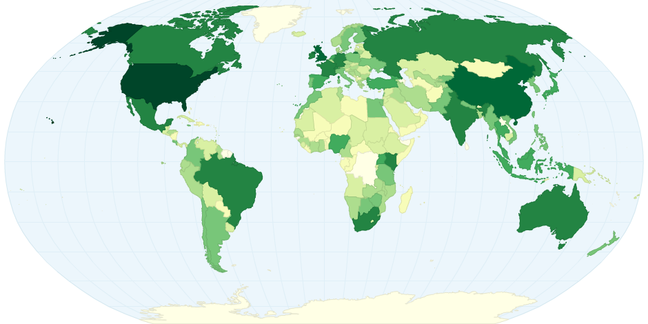 Geographic Distribution of Equal Eyes Articles