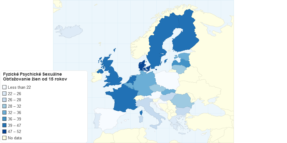 Fyzické Psychické Sexuálne Obťažovanie žien od 15 rokov