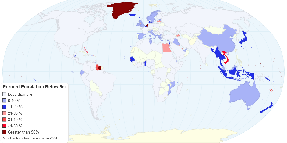 Percent Population Below 5m