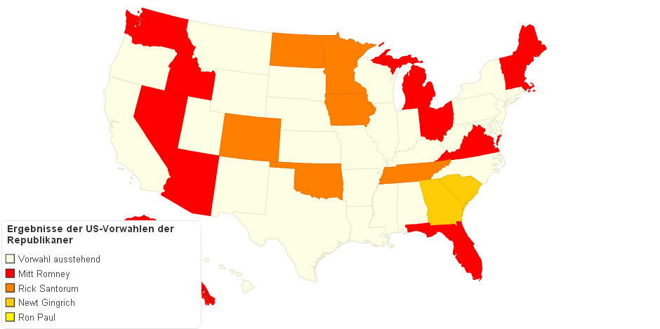 Ergebnisse der US-Vorwahlen der Republikaner