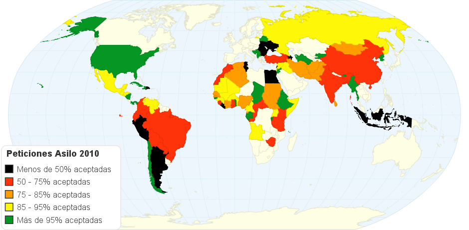 Aceptacion Peticiones Asilo 2010