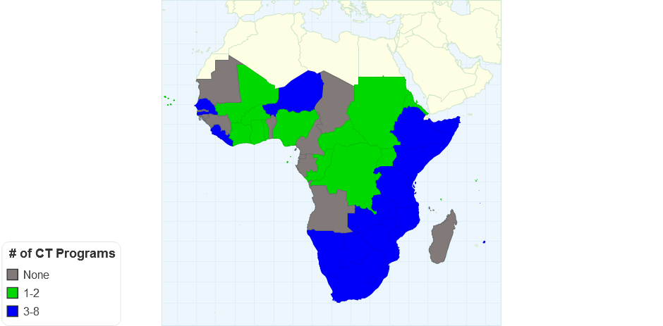 Cash Transfer Programs by Country 2010