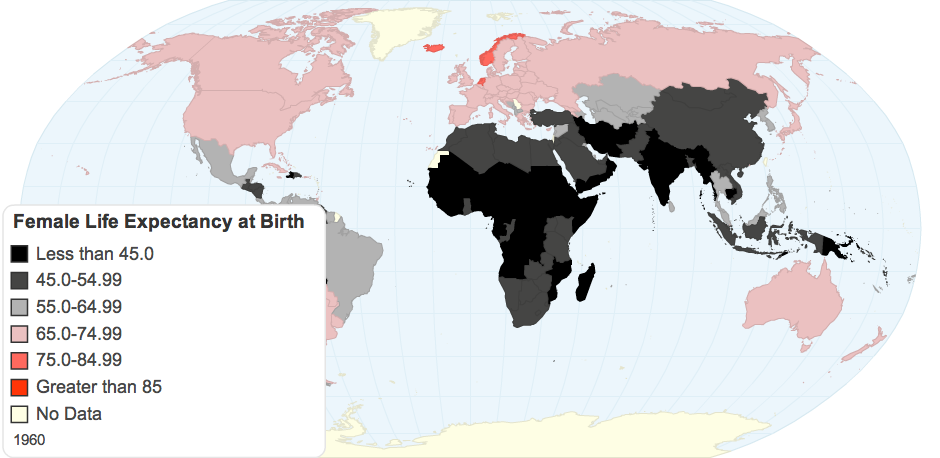 Life Expectancy at Birth Female