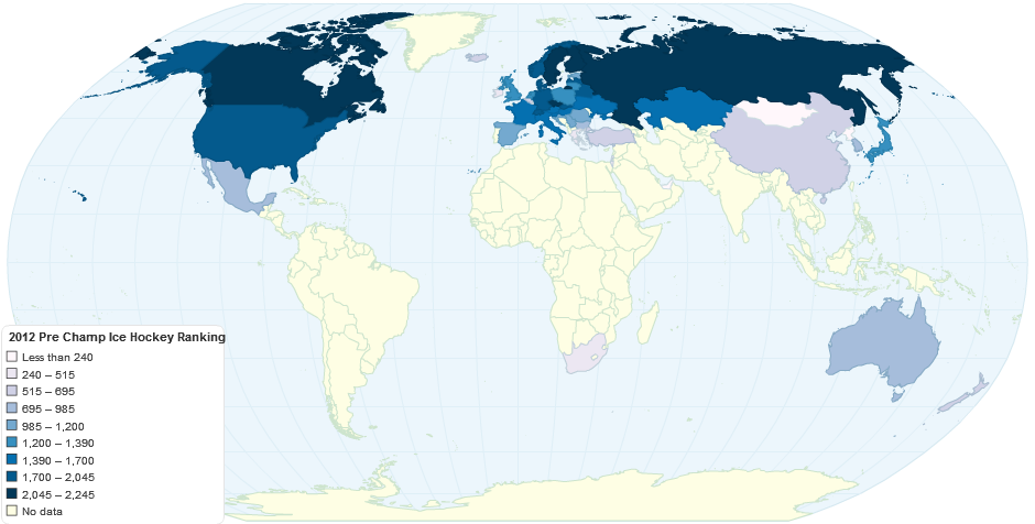 2012 Pre Champ Ice Hockey Ranking