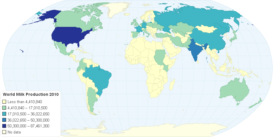 World Milk Production 2010