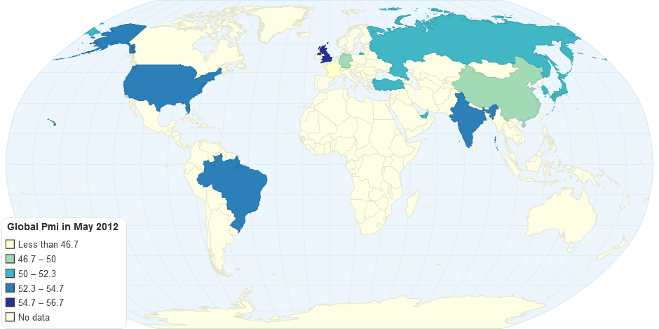 Global Pmi in May 2012