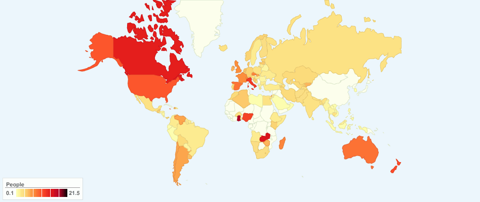 Current Worldwide Annual Prevalence of Cannabis among Adults