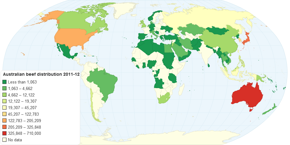 Australian Beef Exports 2011 12