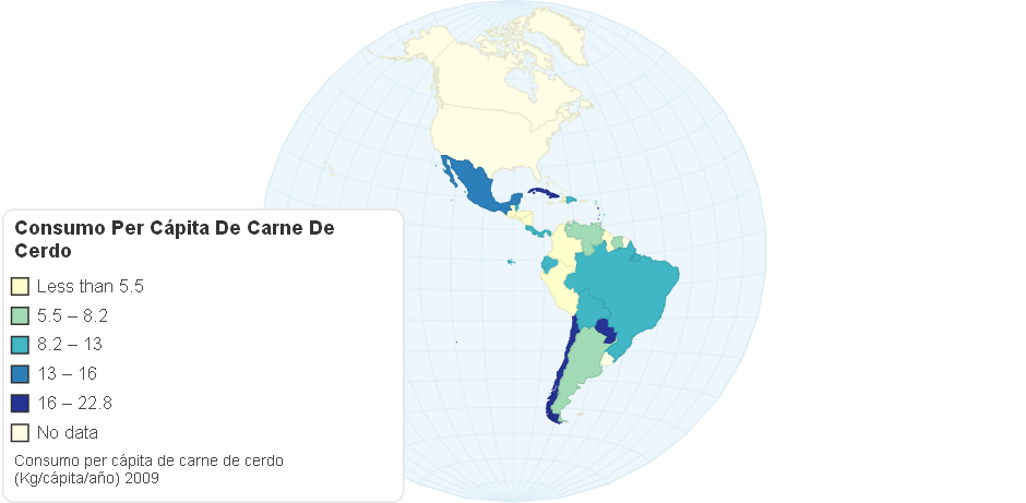 Consumo Per Cápita De Carne De Cerdo