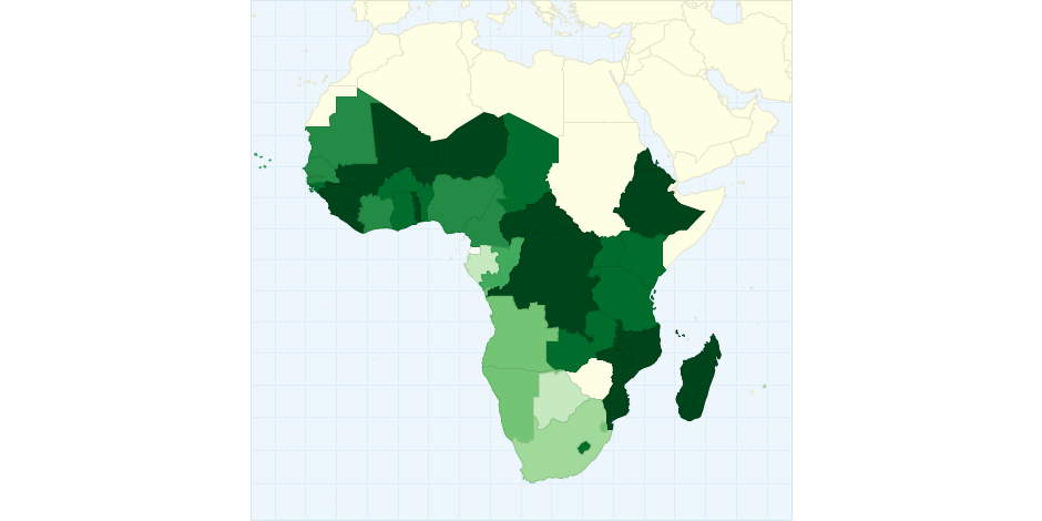 GDP per capita (PPP $ 2005) Sub-Saharan Africa 2010