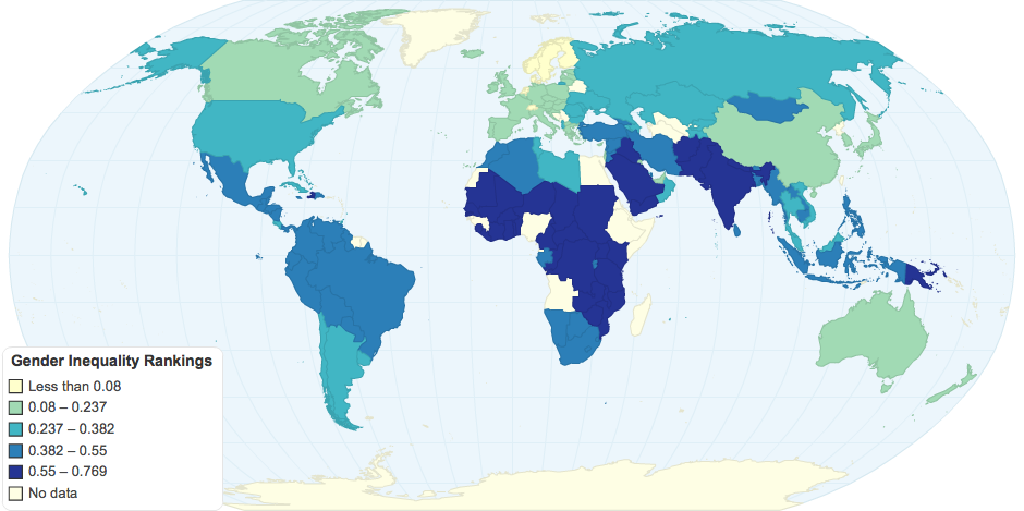 Gender Inequality Rankings 2011