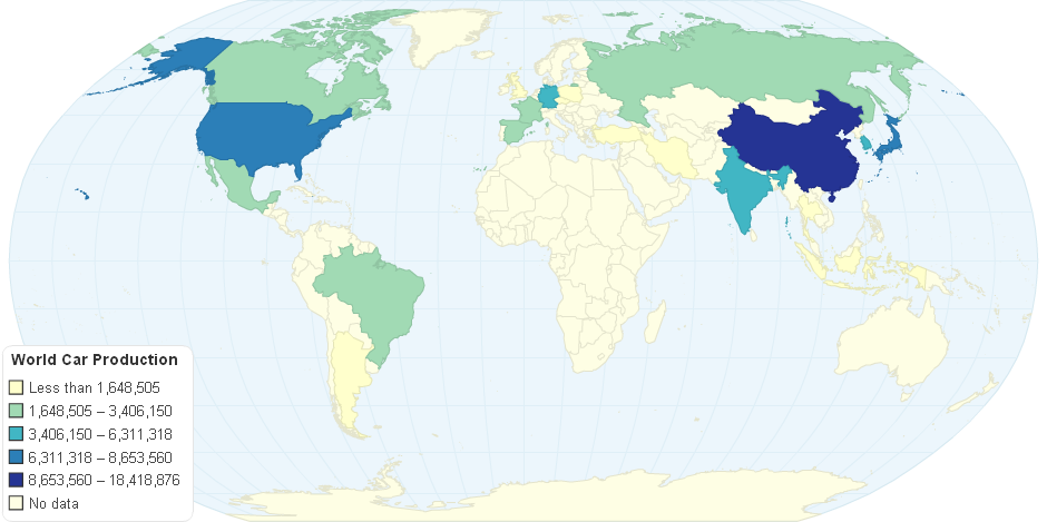 2011 Car production statistics