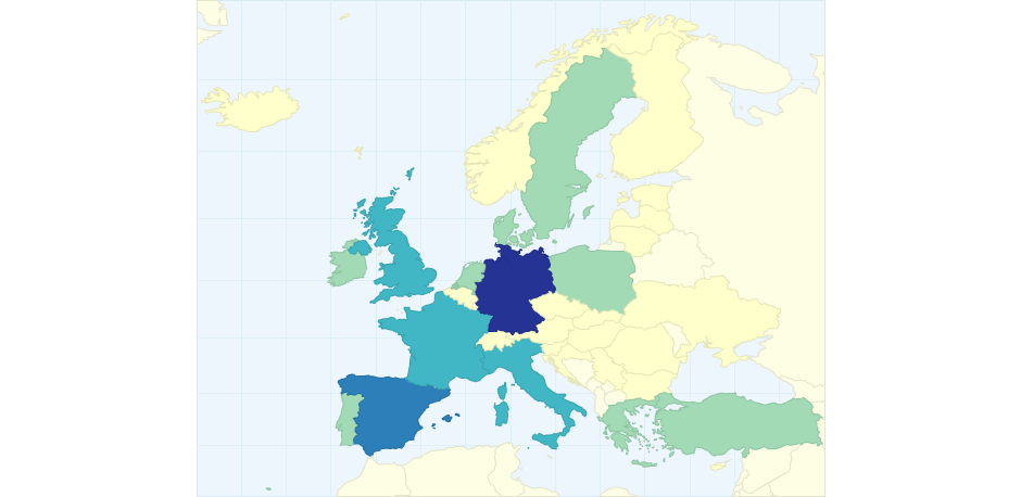 Wind Power Installed in Europe by the End of 2011