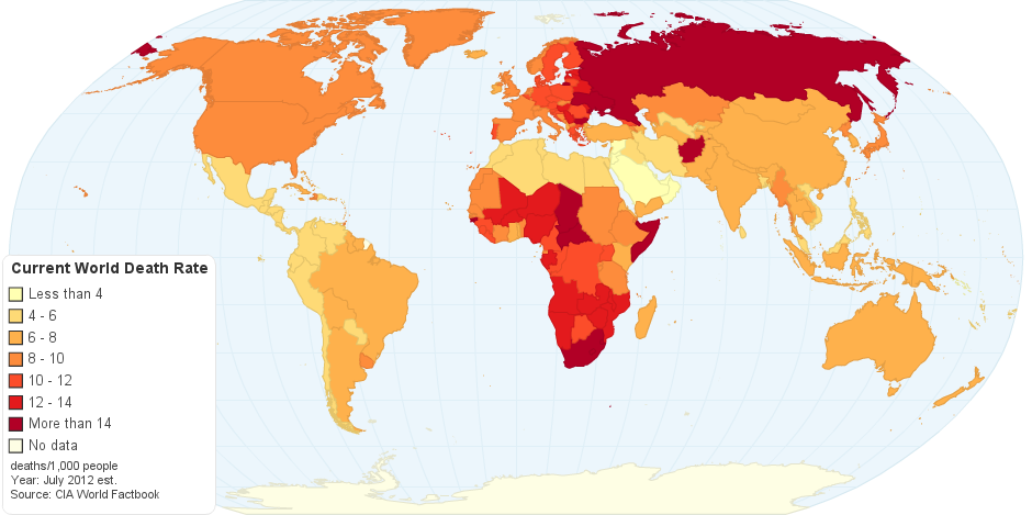 Current World Death Rate