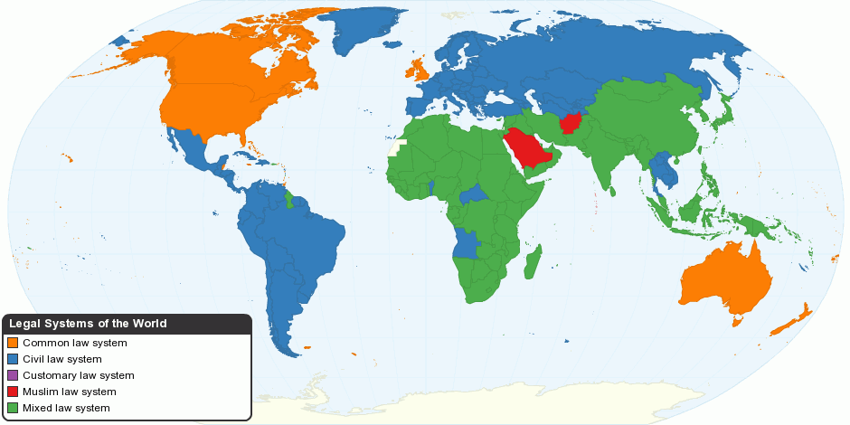 Legal Systems Common And Civil Law Most