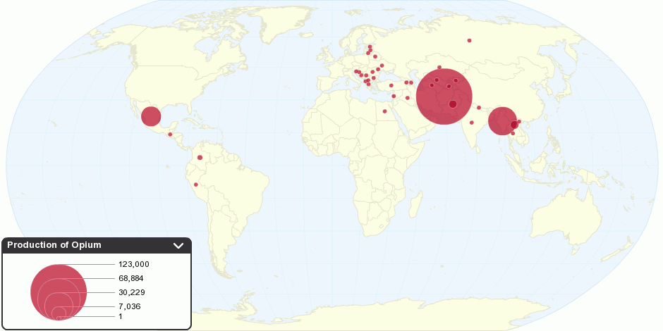 Current Worldwide Illicit Cultivation of Opium Poppy and Production of Opium