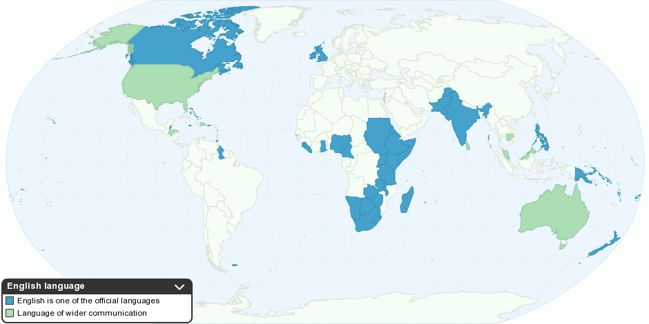Countries where English is an Official Language