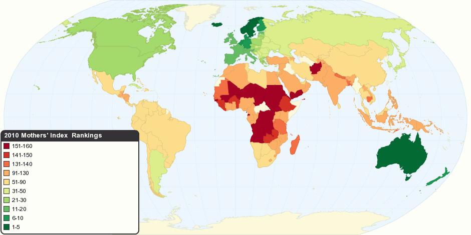 The Best and Worst Countries to Be a Mother