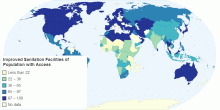 Improved Sanitation Facilities of Population with Access