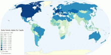 Daily Calorie Intake Per Capita