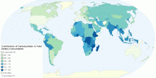 Contribution of Carbohydrates in Total Dietary Consumption