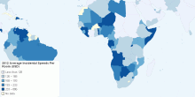 2012 Average Incidental Spends Per Room (USD)