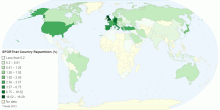 EFORTnet Country Repartition - 2013 Trends