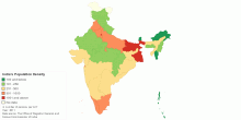 India's Population Density