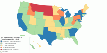 U.S. Peace Index: Changes in Peacefulness 1991 - 2009