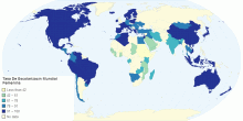 Tasa De Escolarizacin Mundial Femenina