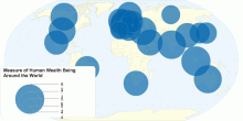Measure of Human Happiness Being Around the World