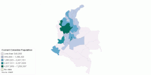 Current Colombia Population