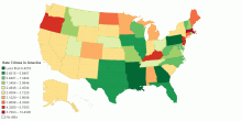 2011 Hate Crime Rate in America Per 100,000 People