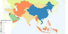 Political Map of Asia