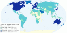 Income Per Capita by Country
