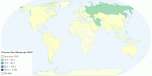 Proven Gas Reserves 2012