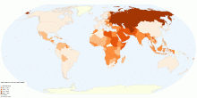 Death Rate from Coronary Heart Disease