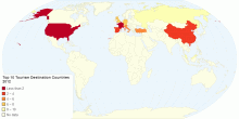 Top 10 Tourism Destination Countries 2012