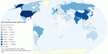 2012 Country-Level GDP in PPP
